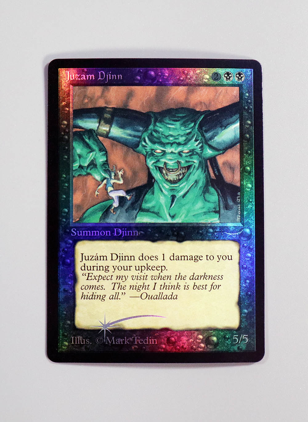 Juzám Djinn Foil from Arabian Nights (ARN) MTG Proxy - magic-cardplus