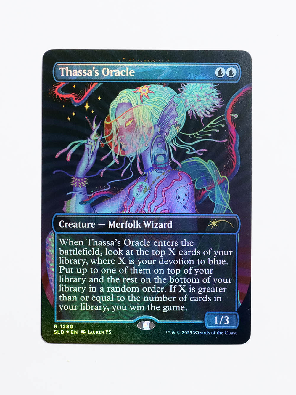 Thassa's Oracle #1280 Foil from Secret Lair Drop (SLD) MTG Proxy