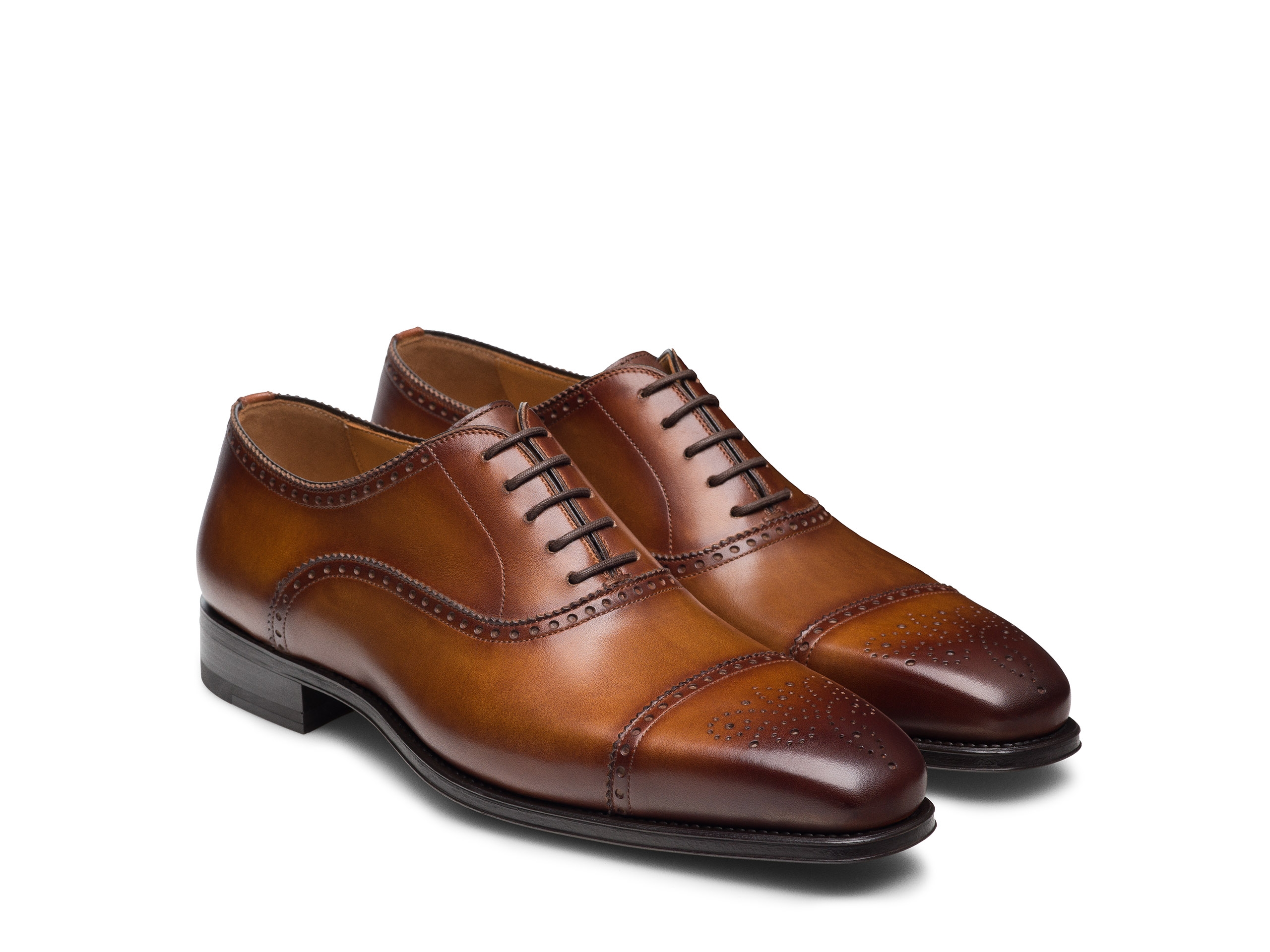 Mick Men's Brogue Cap Toe Oxfords | Magnanni