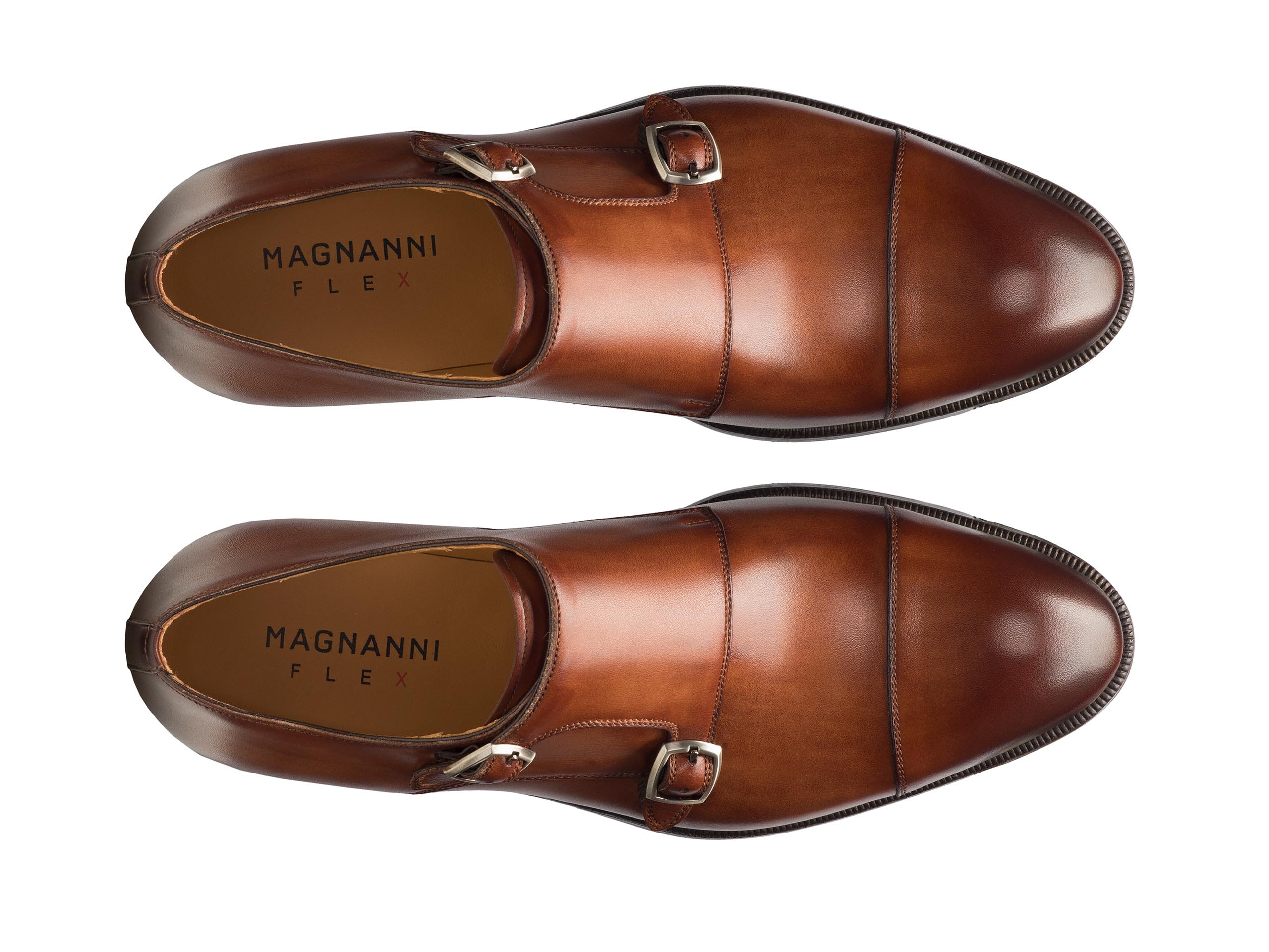 Harris Men's Double Buckle Monk Straps | Magnanni