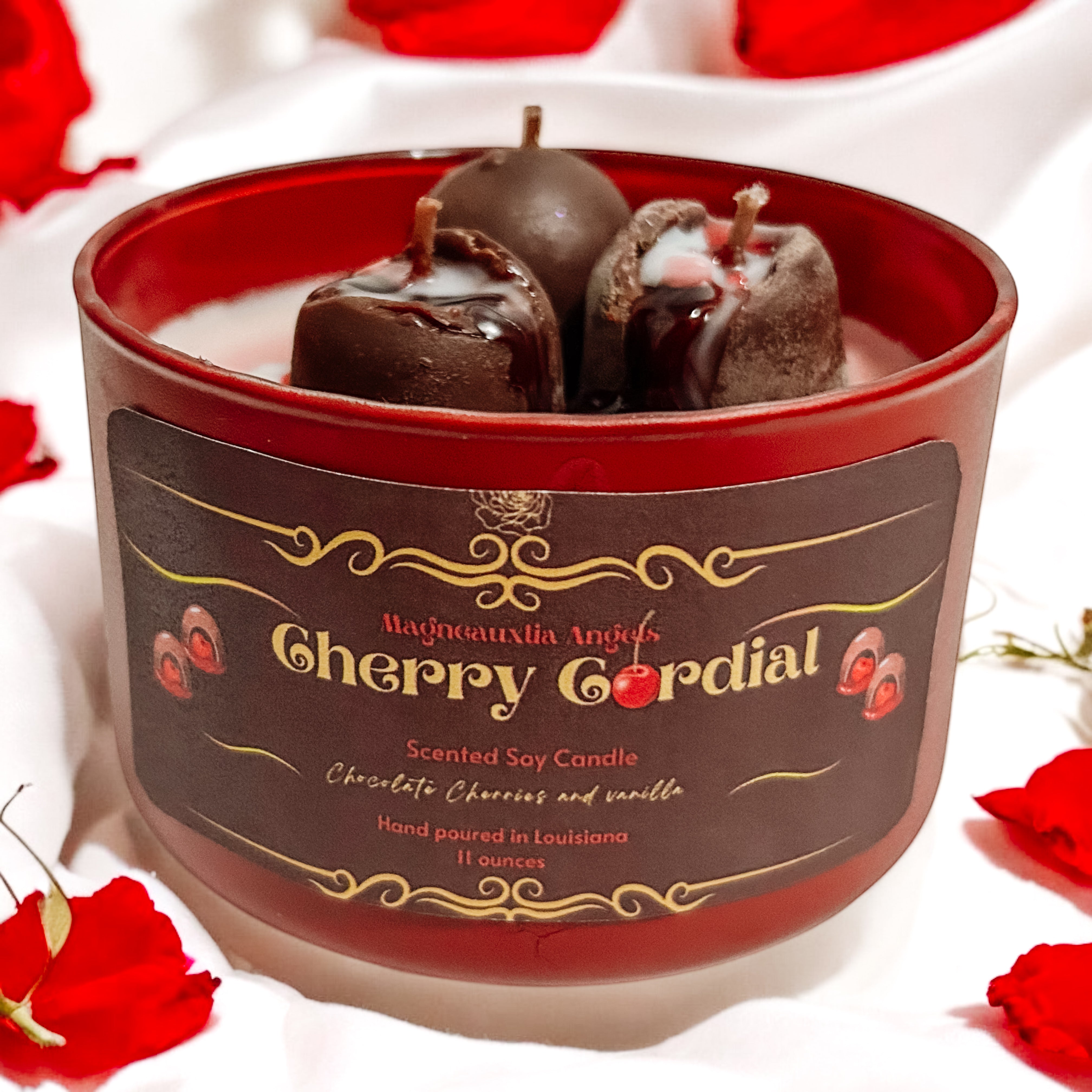 Chocolate Cherry candle – magneauxlia-angels