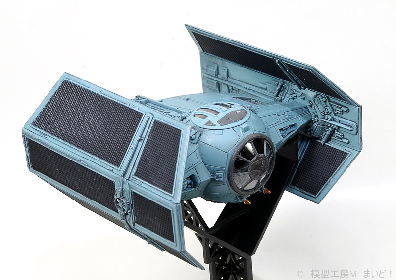 ファインモールド 1/72 ダースベイダー専用タイファイター 完成