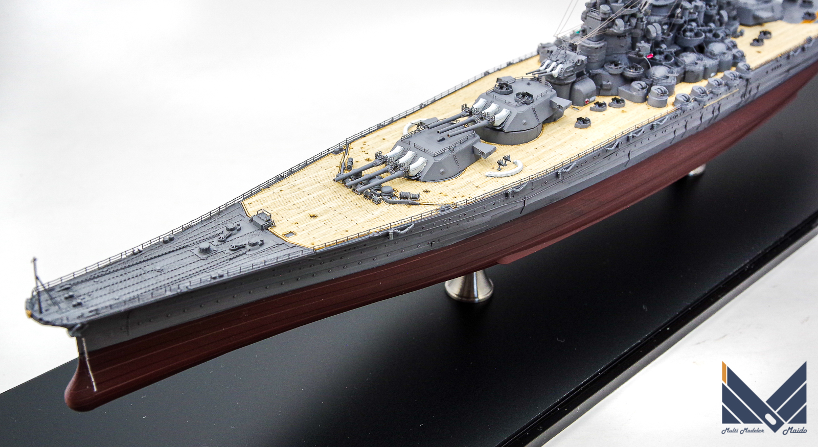 ピットロード 1/700 戦艦「大和」1945 最終時 完成品 PITROAD YAMATO