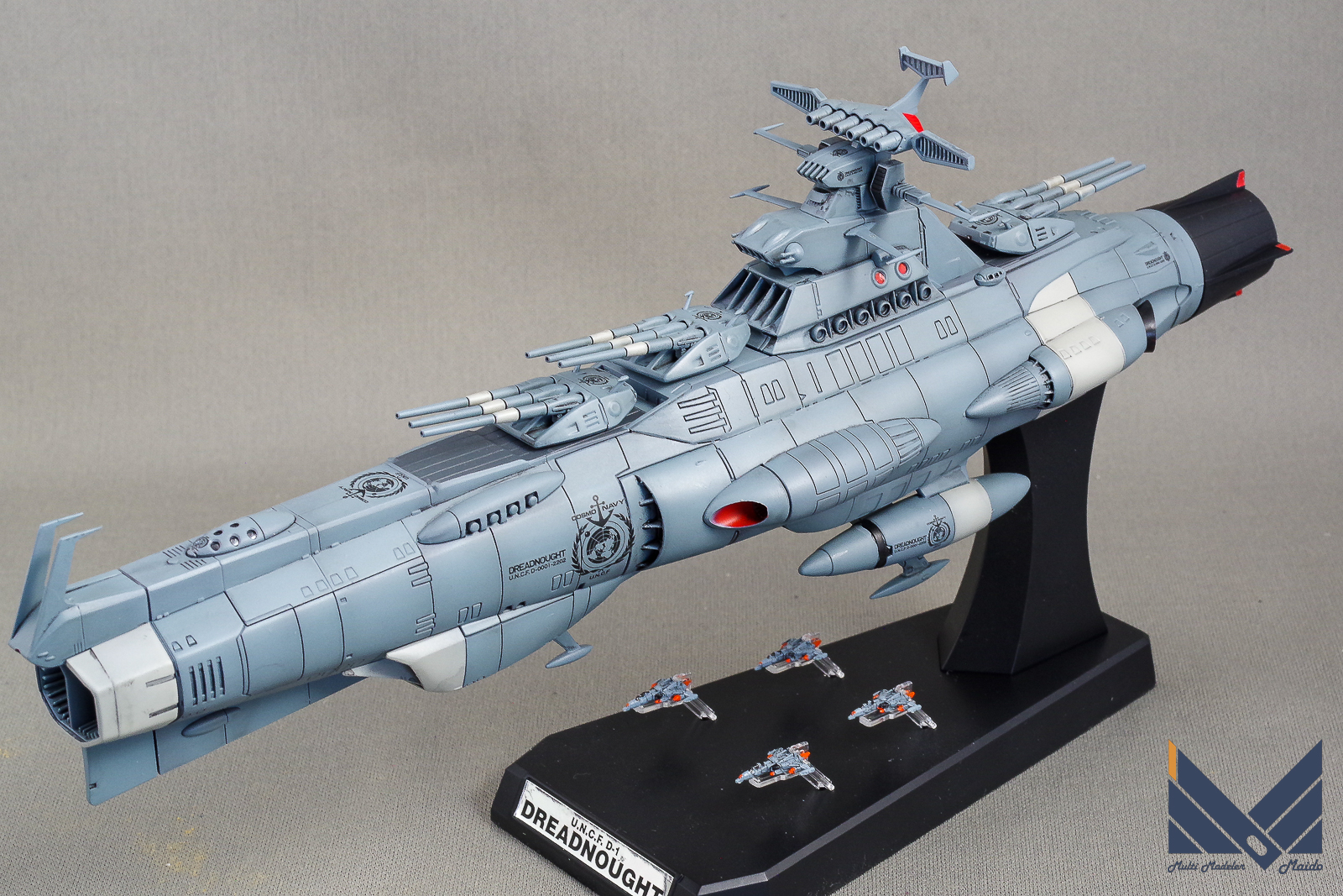 バンダイ 1/1000 地球防衛軍「ドレッドノート」 完成品 BANDAI Space