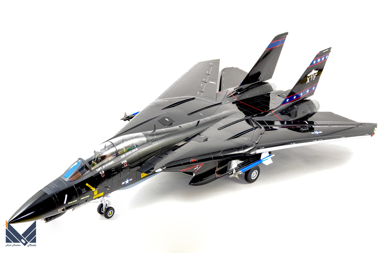 タミヤ 1/48 F-14D トムキャット VX-9 ヴァンディ1 完成品 TAMIYA