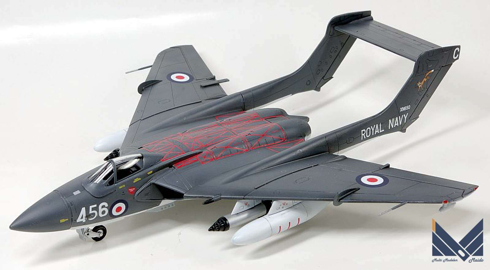 サイバーホビー 1/72 シービクセン 完成品cyberhobby Sea Vixen | 模型
