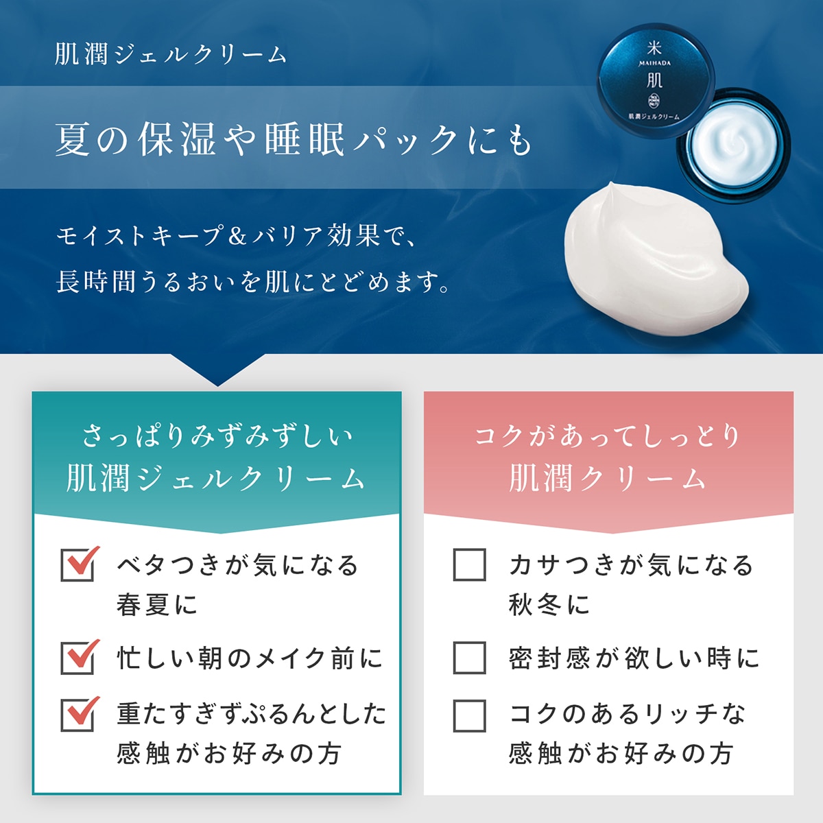 米肌（まいはだ）肌潤ジェルクリーム