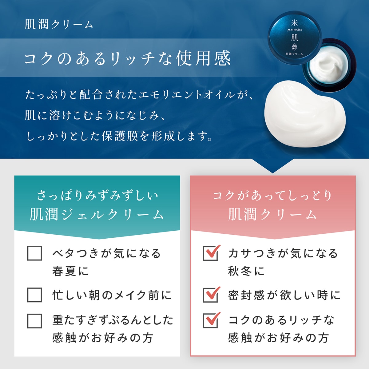 米肌（まいはだ）肌潤クリーム