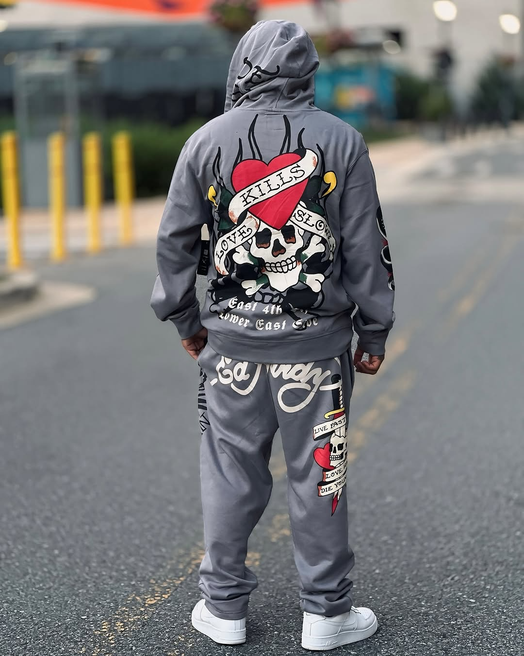 Ed Hardy LKS Skull Men's Zip Up Hoodie – Mainland Skate & Surf