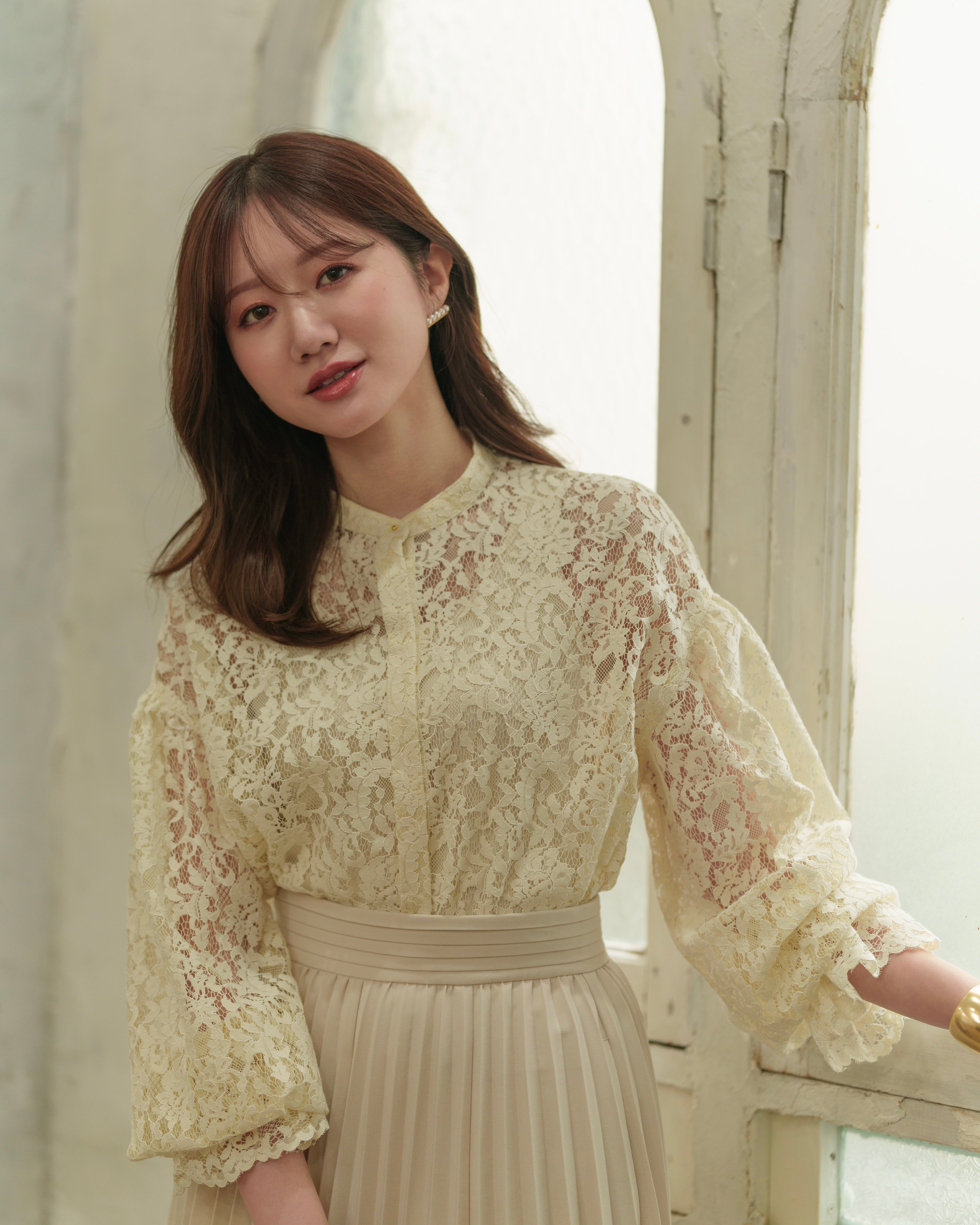 タンク付きレースシャツ｜Renewal – Maison Echelle