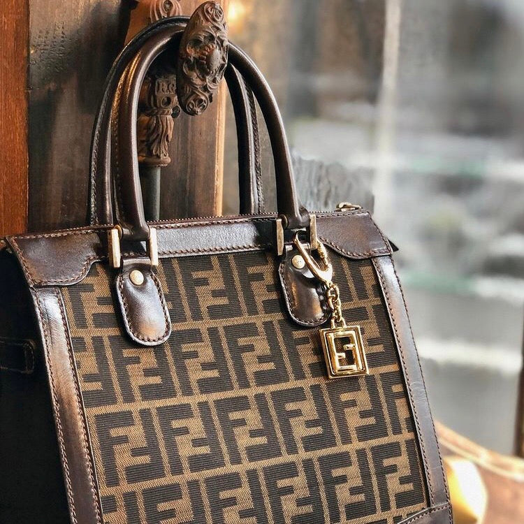 FENDI フェンディ ズッカ柄 モノグラム ハンドバッグ P31308V