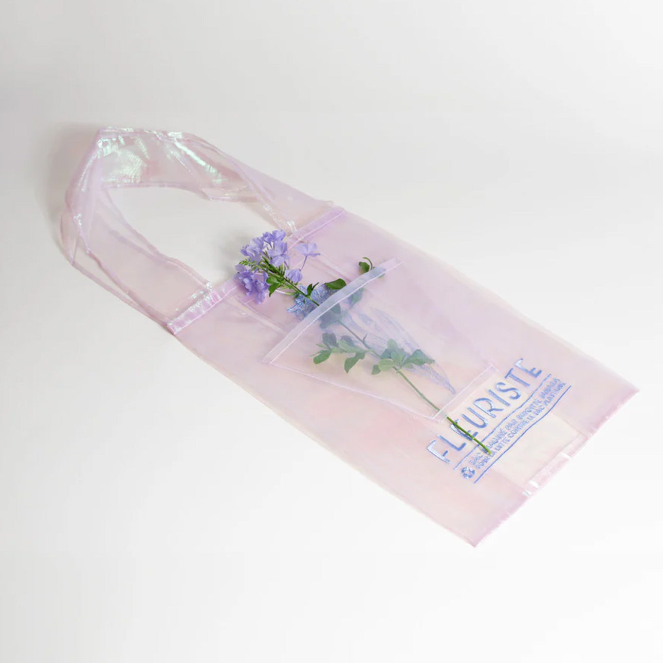 Fleuriste Aurora geborduurde organza tas van Brigitte Tanaka