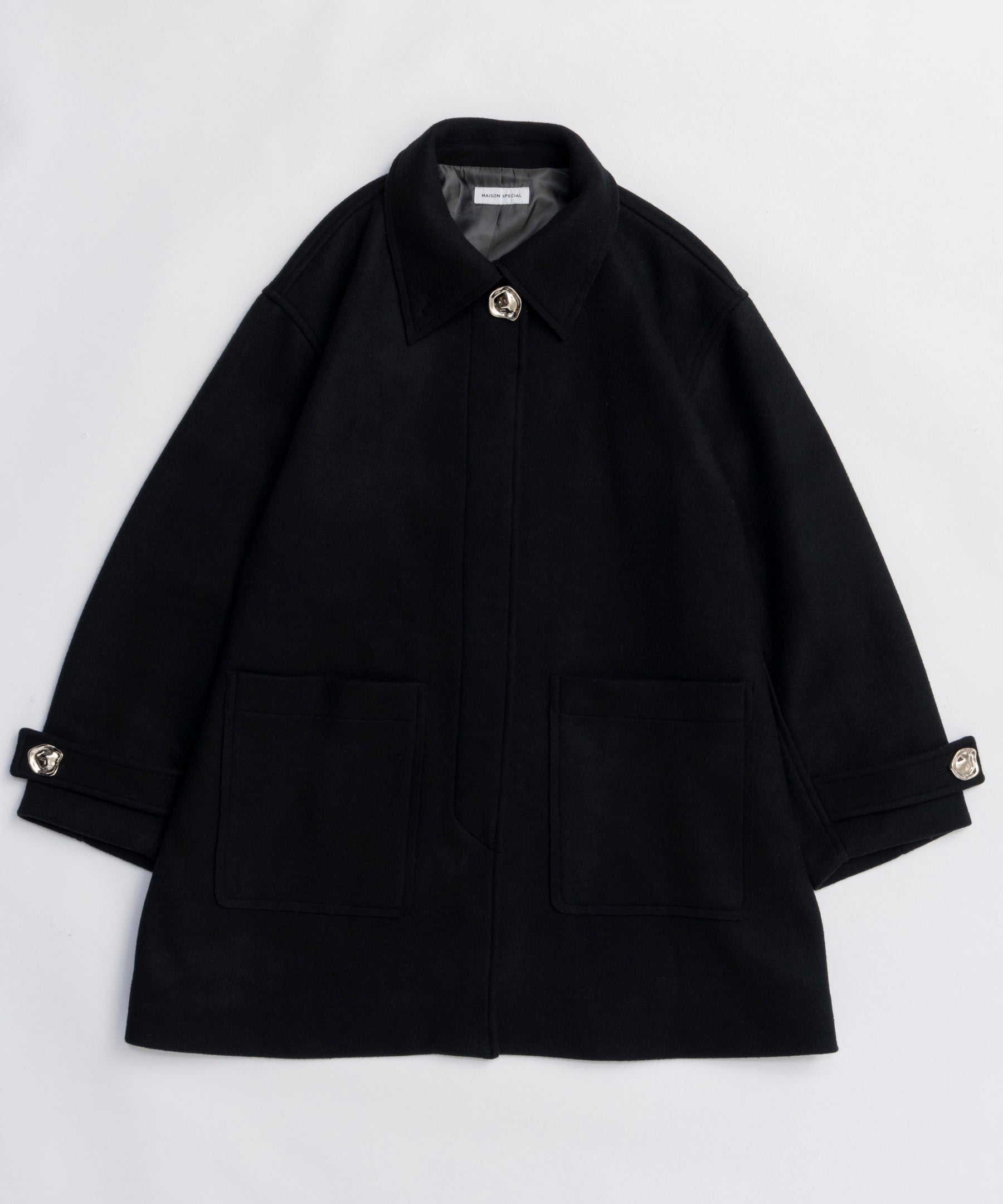 Multi Fabric Over Coat