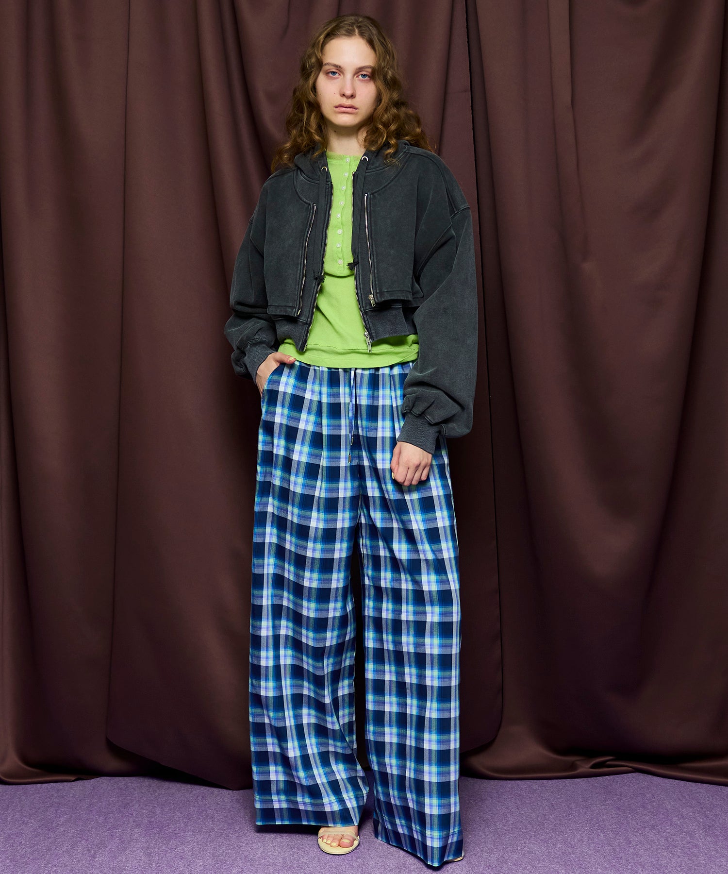 Multi-Color Easy Check Pants