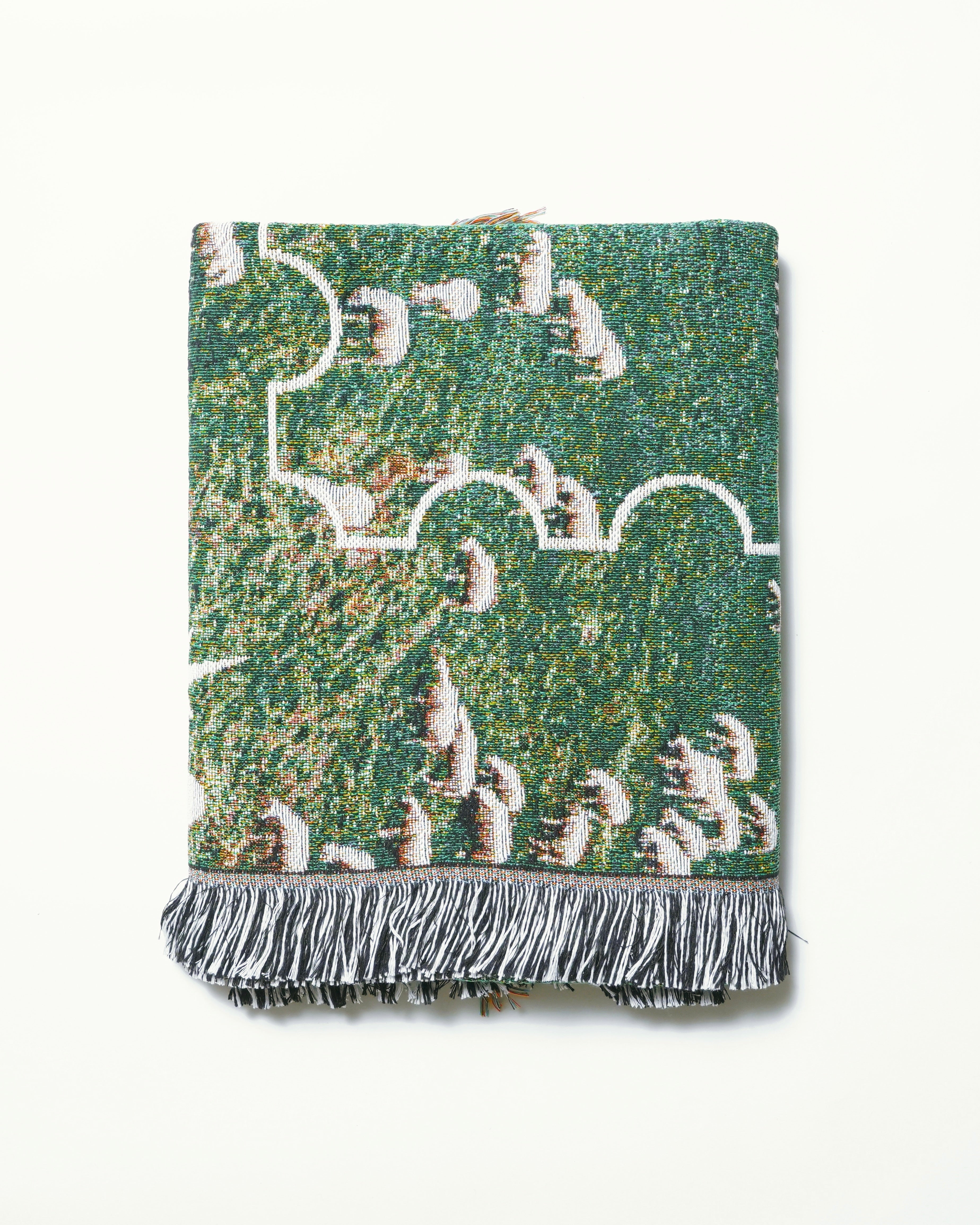 新品】MAISONSTRAYSHEEP RUG GREEN ブランケット STRAYSHEEP RUG GREEN