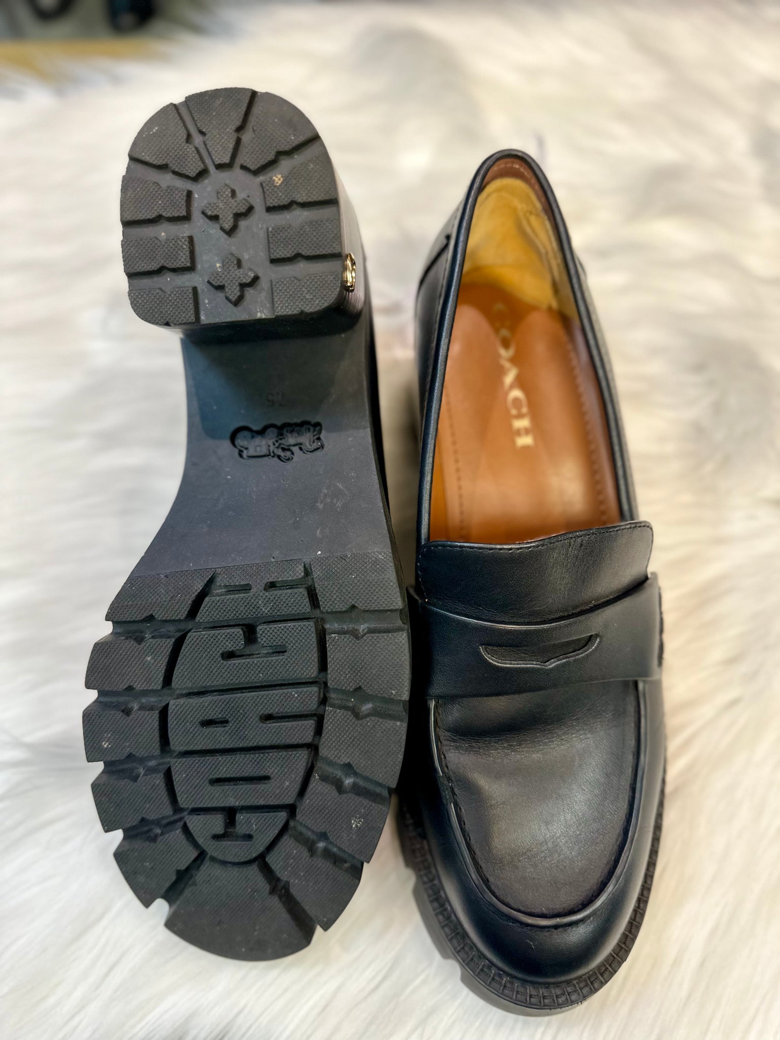 BN COACH Colleen Loafer CC948 women's size 7.5 US (preowned