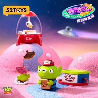 BLINDBOX ディズニー トイストーリー リトル・グリーン・メンのピザ