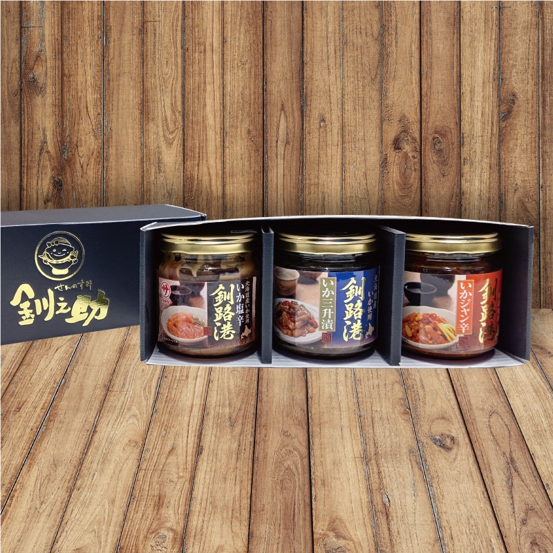 塩辛・ジャン辛・三升セット | ギフト・セット商品 | 釧之助