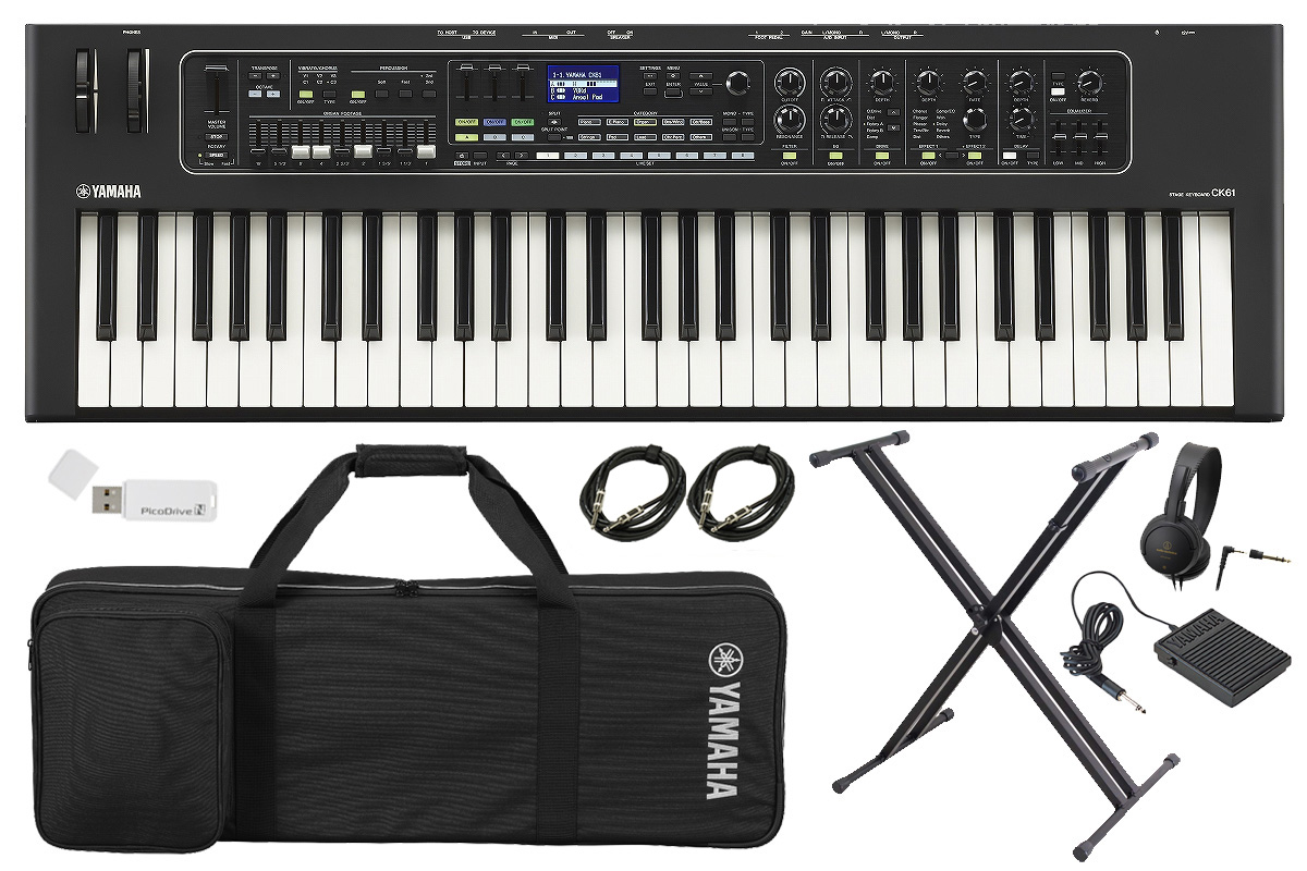 YAMAHA ヤマハ / CK61 [オプションセット！] 61鍵ステージキーボード