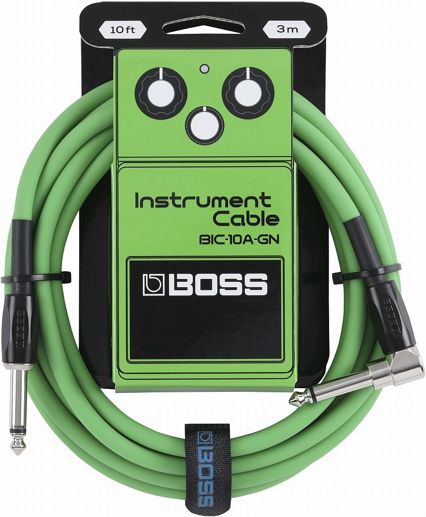 BOSS / BIC-10A-GN Instrument Cable グリーン ボス ギターケーブル
