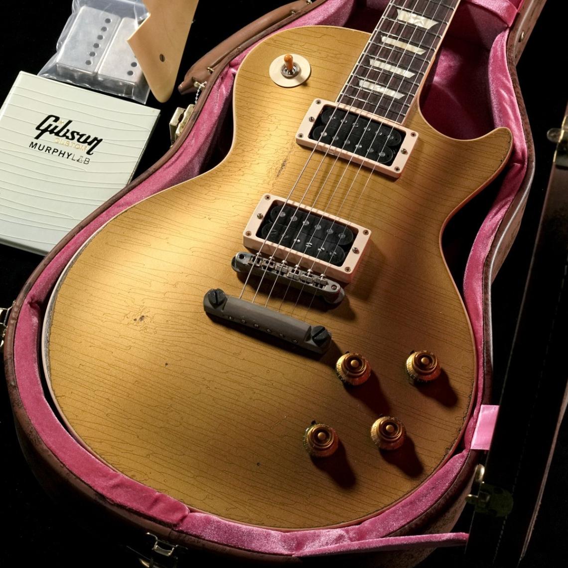 Gibson Custom / Hand Picked 1957 Les Paul Standard Gold Top Dark