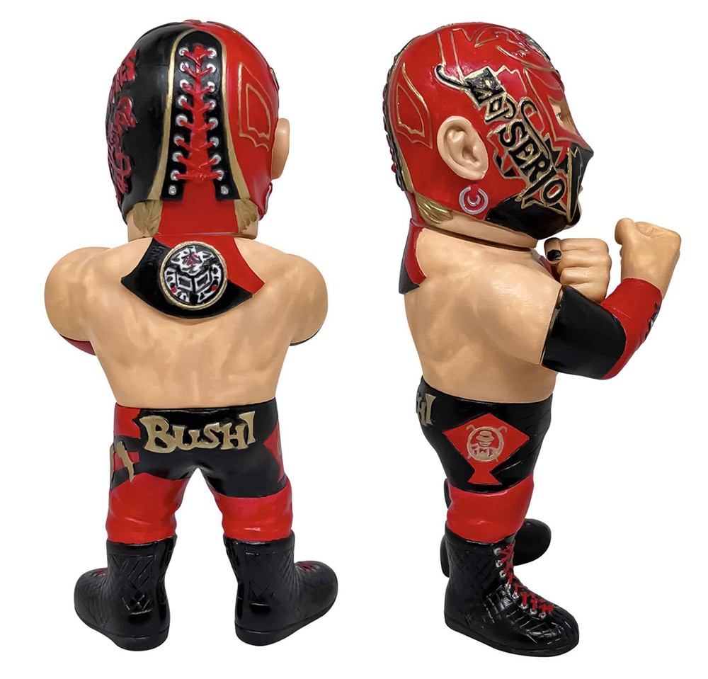 16dソフビコレクション026 新日本プロレス BUSHI [限定赤黒