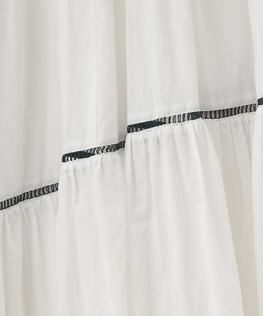 SALE40%OFF】COCODEAL ココディール エンブロイダリーフリルティアード