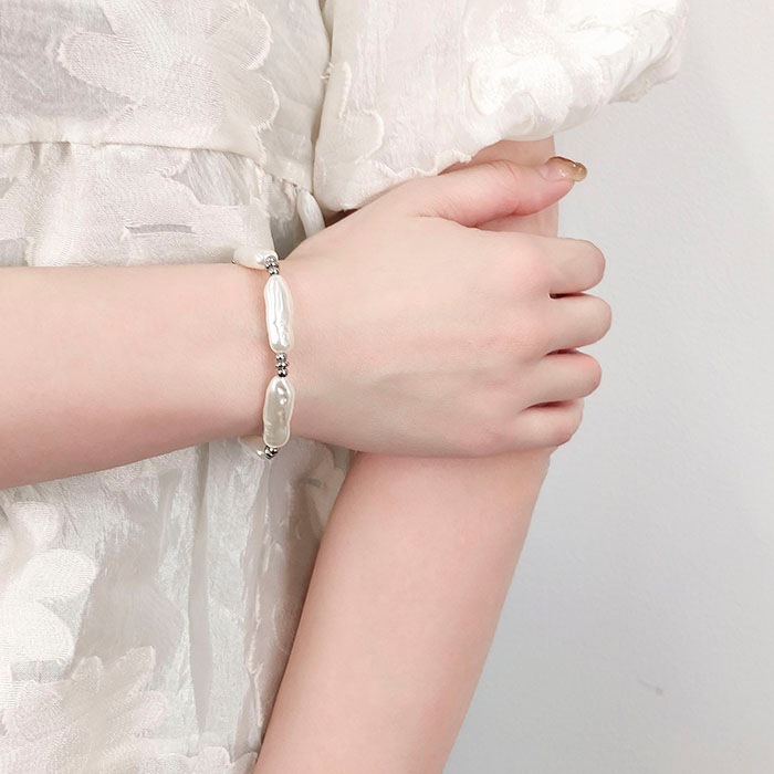 ブレスレット ゴム 淡水パール風 | ブレスレット,ブレスレット