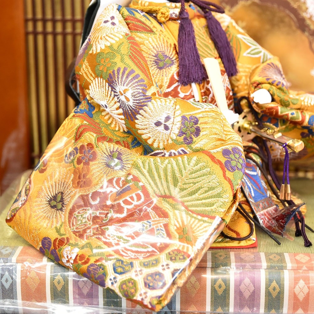 雛人形 久月 ひな人形 お祝い 三段飾り 段飾り 西陣織金襴 秀峰雛 駿河