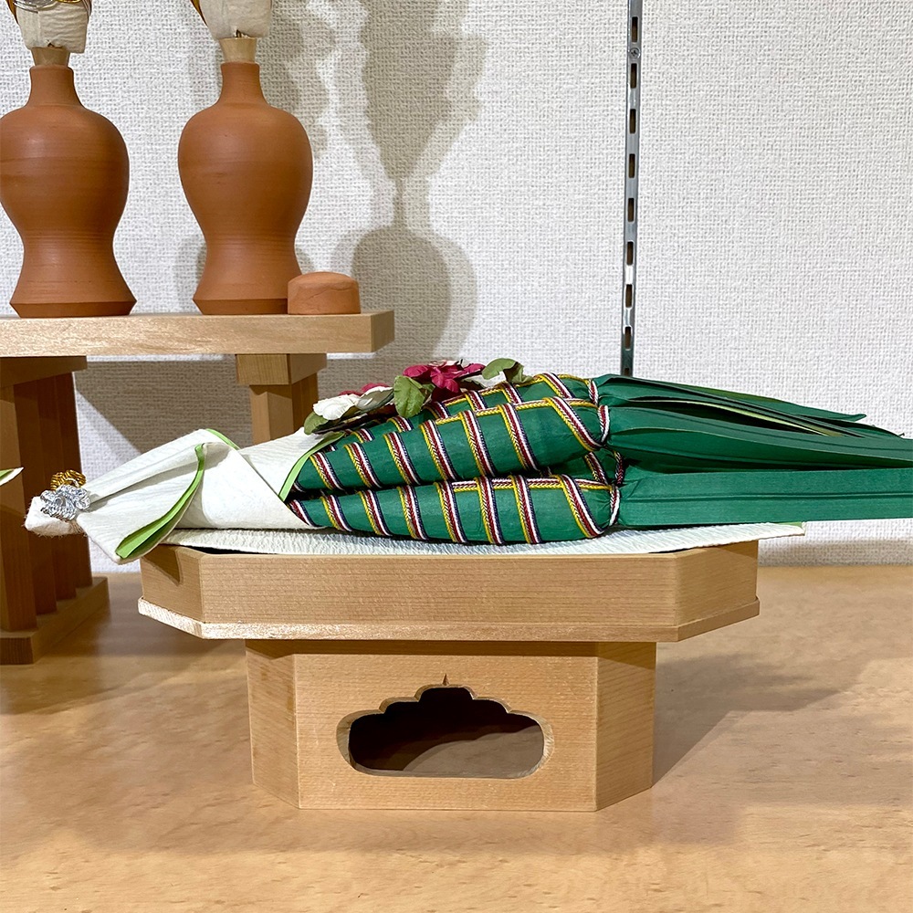 五月人形用 前飾り 京三宝 七寸 菖蒲 ちまき 柏餅 徳利 3点セット 倉庫