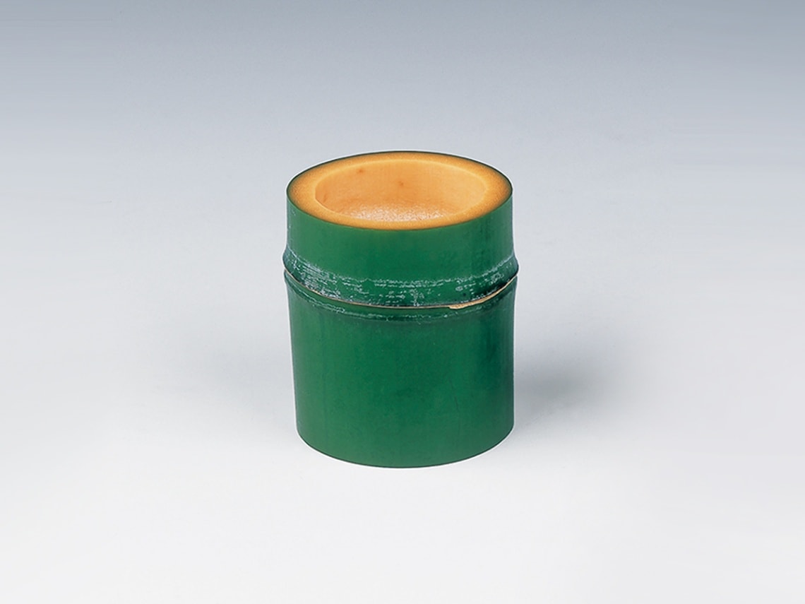 色の変わらない青竹 炉用蓋置 | カタログ・パンフレット 掲載品,茶の湯