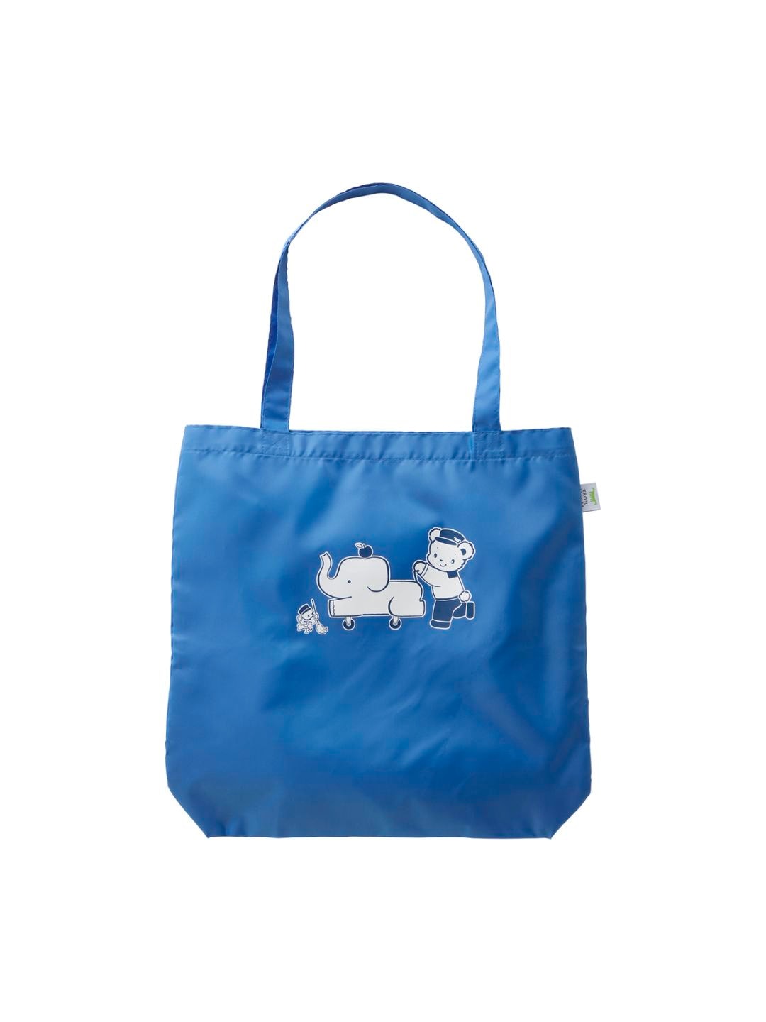 天王寺動物園×familiar】エコバッグ ブルー | familiarコラボグッズ