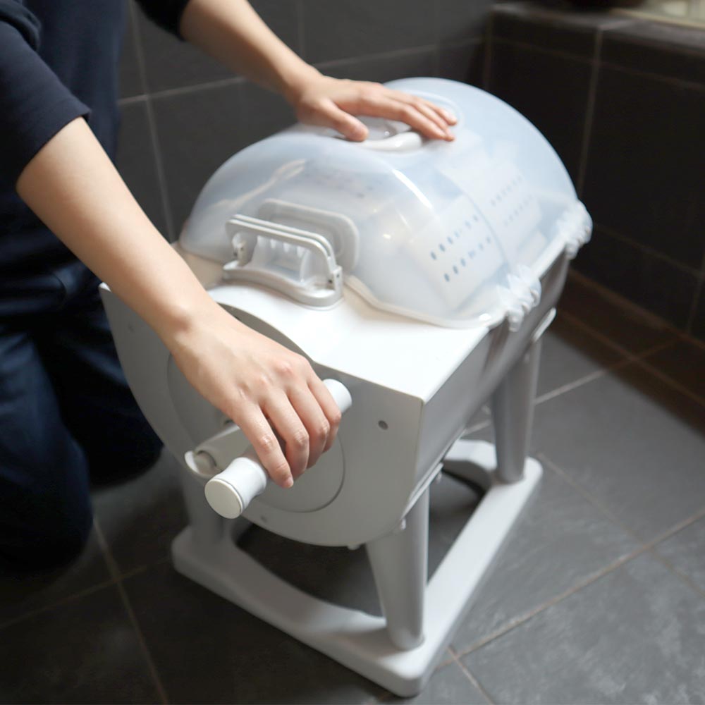 ドラム式全手動洗濯機「ぐるぐるぶんまわ槽」 | 【公式】サンコー通販