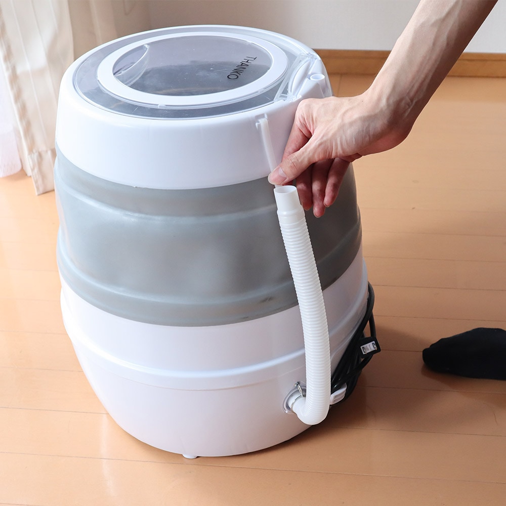 収納できる小さい洗濯機「折りたたみ洗濯機」 | 【公式】サンコー通販