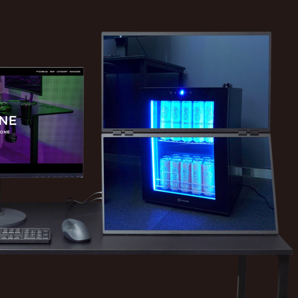 PYZONE : 23.8インチ上下2画面拡張デュアルモニター 2K | 【公式