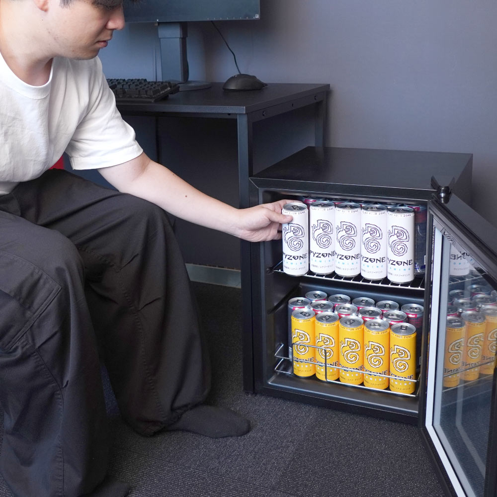 1ドアミラーガラス冷蔵庫 40L ブラック AR-40L01MG A-Stage (D