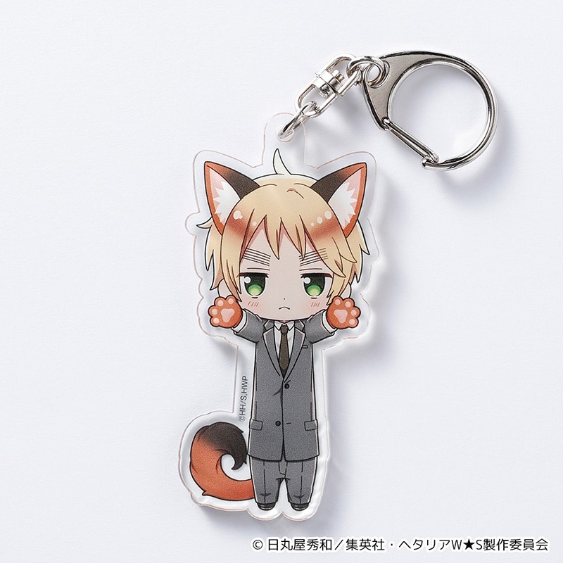 ヘタリアWorld☆Stars】のび猫アクリルキーホルダー（イギリス