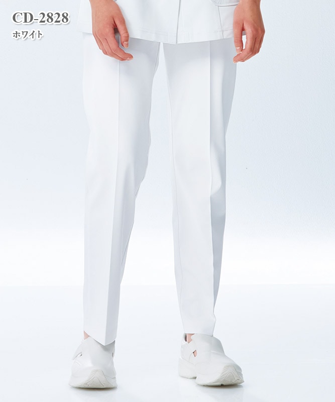 キャリアル女子ストレートパンツ（脇ゴム）[ナガイレーベン製品] CD