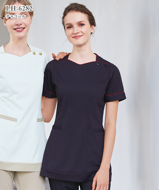 女子チュニック半袖[ナガイレーベン製品] LH-6282｜THS-白衣通販・販売