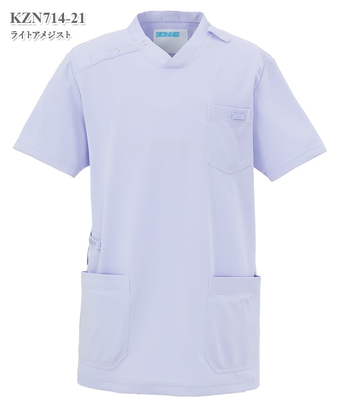 男女兼用スクラブ[KAZEN製品] KZN714｜THS-白衣通販・販売