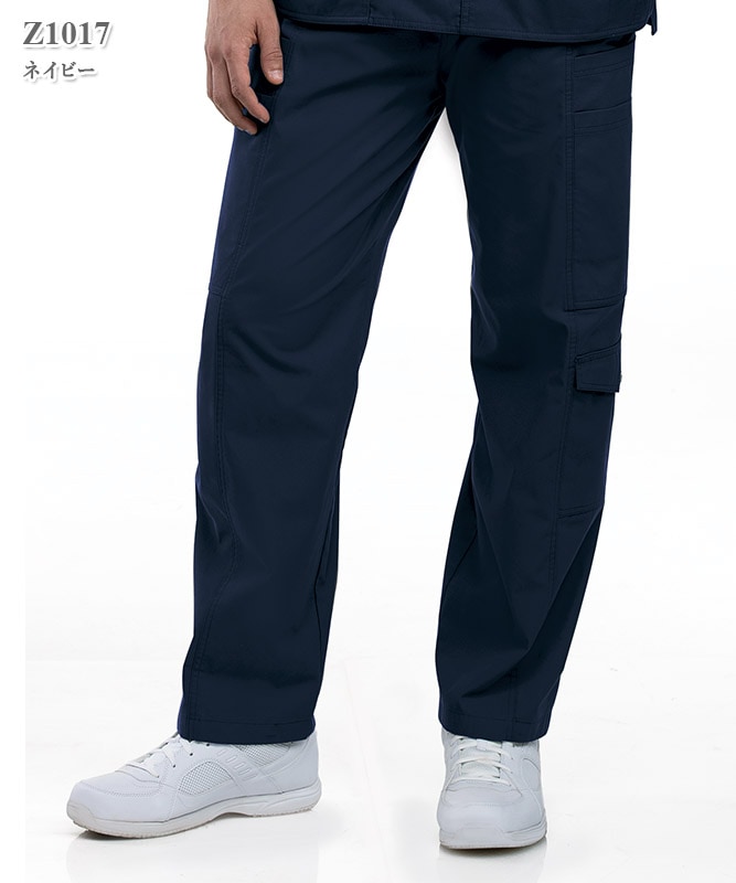 男女兼用スクラブ7ポケットカーゴパンツ(股下79cm)[スマートスクラブス