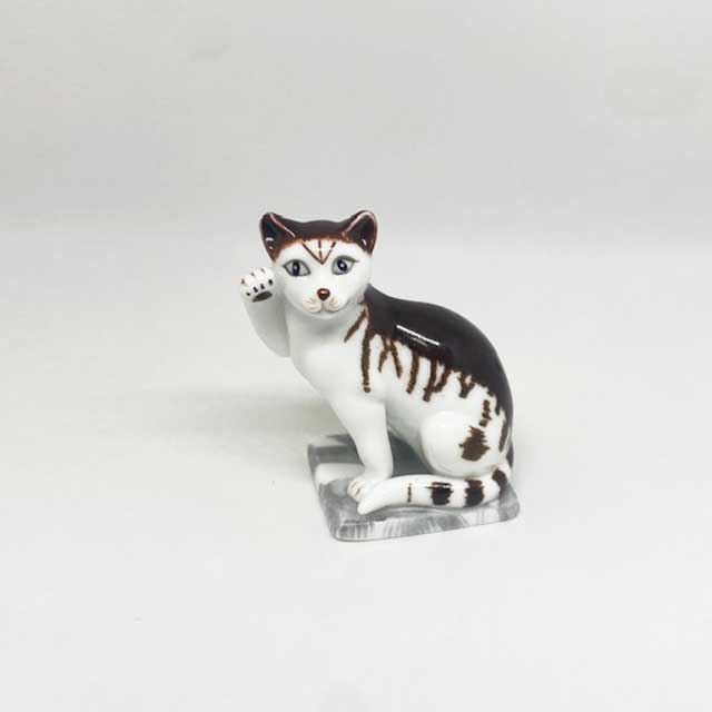 フランクリンミント 18世紀のドイツスタイル Curio Cabinetシリーズ 猫