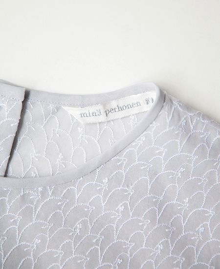 mina perhonen ミナペルホネン lintu リント ブラウス （XS1954）