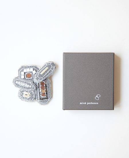 mina perhonen ミナペルホネン gemma ジェマ ブローチ
