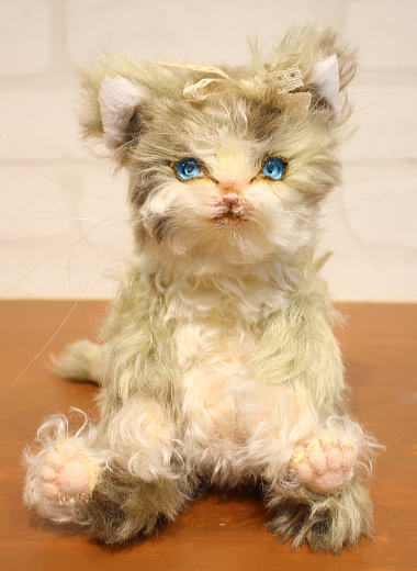 ジェリーベア / 【アクアブルーの目のネコちゃん】 | テディベア