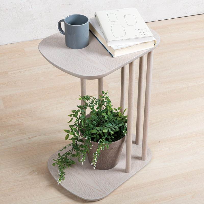 サイドテーブル MADOKA ST GYWH 【大型商品配送便でのお届け】 の通販