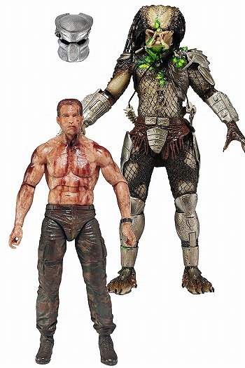 プレデター アクションフィギュア 2パック ダッチ・シェイファー少佐