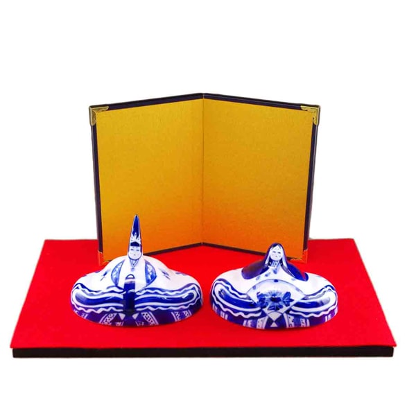 砥部焼・きよし窯・ひな人形（大）（砥部雛）【和食器通販e-tobeyaki.com】