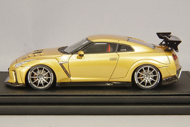 イグニッションモデル 1/43 トップシークレット GT-R R35 ゴールド