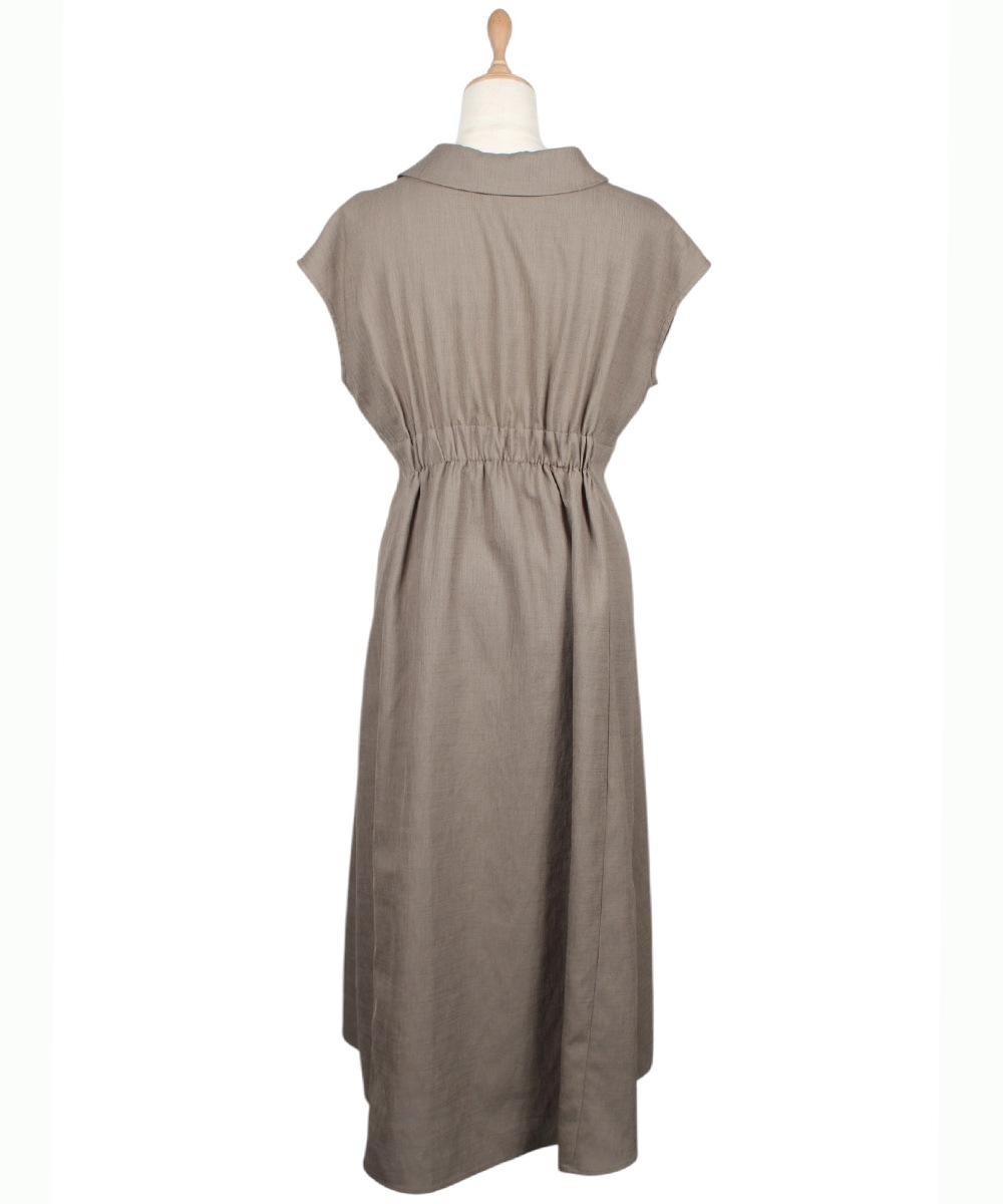 SALE】ウォッシャブルリネンライクカシュクールワンピース - 12Twelve